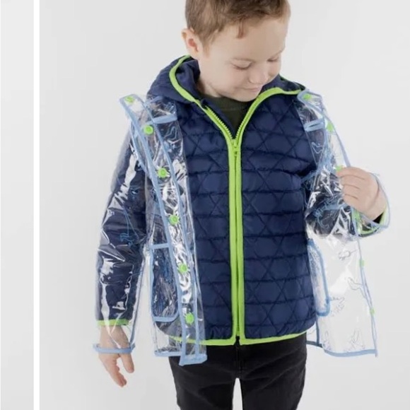 Andy & Evan Kids’ 3 in 1 Rain Jacket - Picture 2 of 8